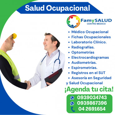 La gestión de Salud Ocupacional es la mejor herramienta para proteger la vida,la integridad física y mental de los trabajadores, contamos con expertos en el tema, cotiza nuestros servicios tenemos los mejores precios sin competencia.