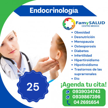 Padeces de Diabetes, problemas de tiroides o desequilibrio hormonal, agenda una cita ya con nosotros