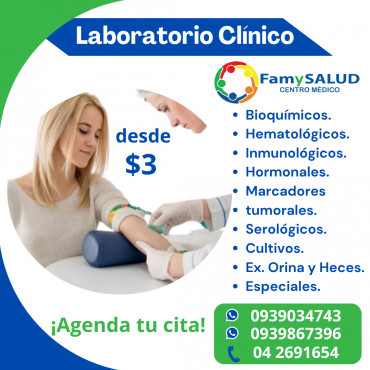  Los exámenes clínicos son una herramienta vital para mantener una buena salud.  ¡La prevención es clave! 