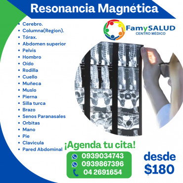 En nuestro centro contamos con tecnología de última generación y personal especializado para garantizar imágenes precisas, rápidas y con la máxima comodidad para ti.