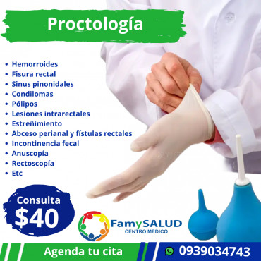 Si tienes alguna patología en el recto o ano necesitas un proctólogo, tu bienestar digestivo es fundamental.