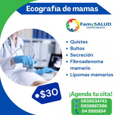 Una ecografía mamaria puede ayudarte a detectar cambios importantes en tu salud antes de que aparezcan síntomas