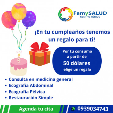 ¡Hoy estoy de celebración y quiero compartirlo contigo! Cumplir años es una oportunidad perfecta para aprovechar este beneficio, aprovechalo durante todo el mes de tu cumpleaños