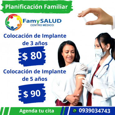 El implante subdérmico es un método anticonceptivo seguro y de larga duración, es una excelente opción. 