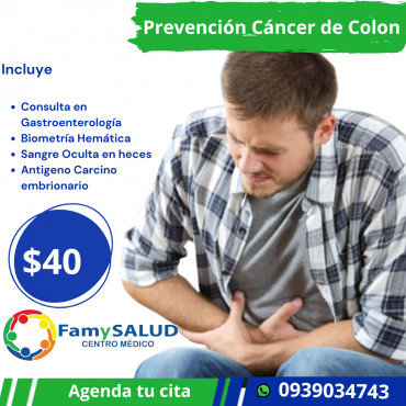El cáncer de colon es una de las principales causas de muerte por cáncer, pero puede prevenirse o detectarse a tiempo 
